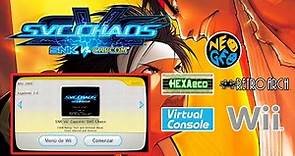 SNK vs. Capcom: SVC Chaos WAD [VC NeoGeo] [RetroArch Wii (FBA NeoGeo) SRL] Wii