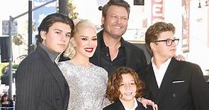 Gwen Stefani Poses with All Three Kids and Husband Blake Shelton at Hollywood Walk of Fame Ceremony