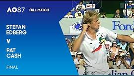 Stefan Edberg v Pat Cash Full Match | Australian Open 1987 Final