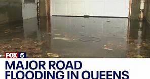 Major road flooding in Queens