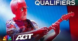 Guitarist John Wines showcases his ROCKSTAR talent! | Qualifiers | AGT 2023