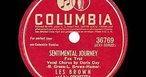 1945 HITS ARCHIVE: Sentimental Journey - Les Brown (Doris Day, vocal) (the original #1 version)