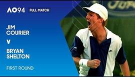 Jim Courier v Bryan Shelton Full Match | Australian Open 1994 First Round