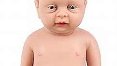 Vollence 18" Realistic Full Silicone Baby Doll Not Vinyl Doll Newborn Silicone Baby Doll Lifelike Silicone Baby Doll - Boy