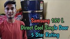 SAMSUNG 189 L Direct Cool Single Door 5 Star Refrigerator with Base Drawer with Digital Inverter.