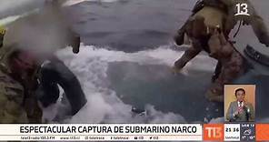 Submarino narco es capturado en aguas internacionales