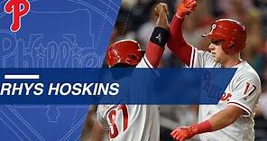 Hoskins sets record with 18 homers in first 34 games