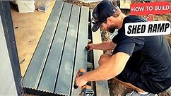 How to Build a Simple SHED RAMP (Step-by-Step)
