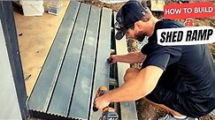 How to Build a Simple SHED RAMP (Step-by-Step)