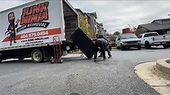 How to load a refrigerator on a truck
