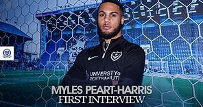 "I'm Excited To Be Here" 🙌 | Myles Peart-Harris' First Pompey Interview
