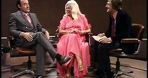 Diana Dors, Knneth Williams and Desmond Wilcox on Parkinson show 1971