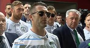 RTÉ News - The Republic of Ireland soccer team returned...
