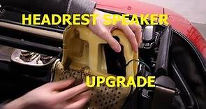 Miata Headrest Speaker Upgrade Retrofit Kit Install (3rd Millenium)