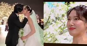 朴信惠哽咽哭了！崔泰俊200人前宣誓　捧臉親吻新娘甜爆 | 娛樂星聞