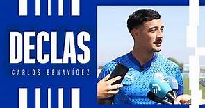 Carlos Benavídez: "Espero disfrutar al máximo de mi primera temporada en Primera División"