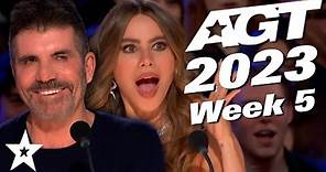 America's Got Talent 2023 All AUDITIONS | Week 5