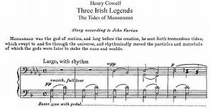 Henry Cowell - Three Irish Legends (1922)