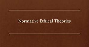 Normative Ethical Theories | Deontology, Consequentialism, & Virtue Ethics | BIOETHICS