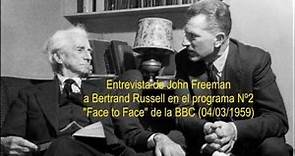Bertrand Russell Cara a Cara con John Freeman (1959)