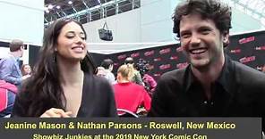 Roswell, New Mexico - Jeanine Mason and Nathan Parsons Interview, Season 2