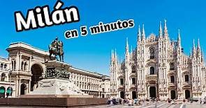 ✔️ MILÁN en 5 minutos (4K) 🟡 TOP 10 lugares imprescindibles | Italia