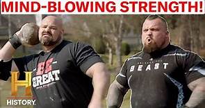 The Strongest Man in History: INSANE LIFTS & BRUTAL CHALLENGES *2 Hour Marathon*