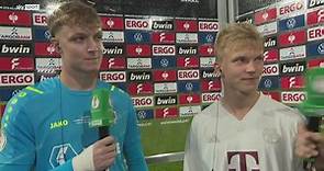 DFB-Pokal: Johannes Schenk und Frans Krätzig im Doppel-Interview bei Sky Sport