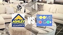 Furniture Shopping: Ashley Homestore VS Rooms to Go