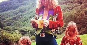Robert Plant and his children.