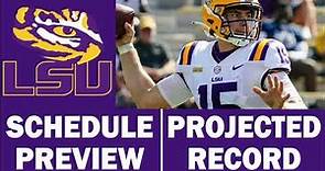 LSU Football 2022 Schedule Preview & Record Projection