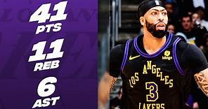 Anthony Davis Records New SEASON-HIGH 41 POINTS | January 9, 2024