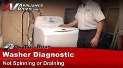 Washer Not Spinning or Draining-Repair & Diagnostic, Whirlpool,Maytag,Sears,Kenmore,Roper-FAV6800AWW