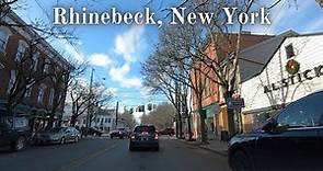 The Historic Town of Rhinebeck, New York