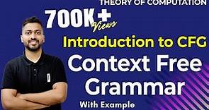 Lec-47: What is Context free grammar in TOC | Formal Definition