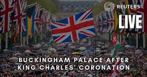 LIVE: View of Buckingham Palace after King Charles' coronation