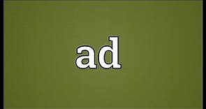 Ad Meaning