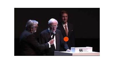 Michael Caine honored at Karlovy Vary film festival