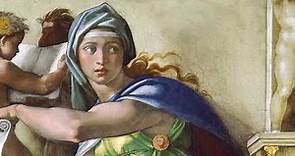Michelangelo | The Delphic Sibyl Painting of the Sistine Chapel