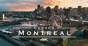 Montreal, Canada 🇨🇦 - by drone [4K]