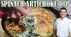Best Spinach Artichoke Dip Recipe | Spinach Artichoke Dip from Scratch by Lounging with Lenny