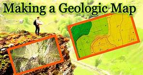 Geological map | How Geologist make Geologic map | Interpretation and drawing process