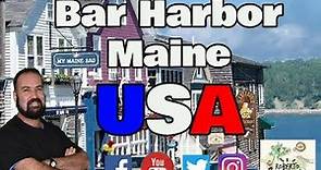 Esto es Bar Harbor en Maine, Estados Unidos
