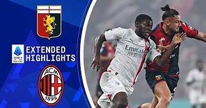 Genoa vs. AC Milan : Extended Highlights | Serie A | CBS Sports Golazo