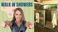 Doorless Shower Ideas- Walk in Shower Designs- Walk in doorless shower Ideas