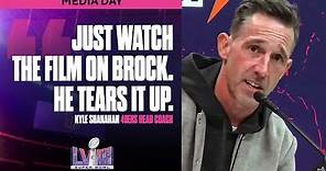 Kyle Shanahan SILENCES Brock Purdy doubters at Super Bowl LVIII Media Day I CBS Sports