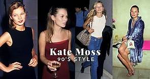 Kate Moss: The Ultimate 90’s Style Icon. Street style, minimalistic, grunge and glamour.