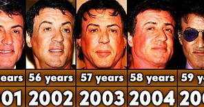 Sylvester Stallone from 1976 to 2023