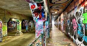Exploring the Underground Krog Street Tunnel in Atlanta, GA - Underground Graffiti Tunnel