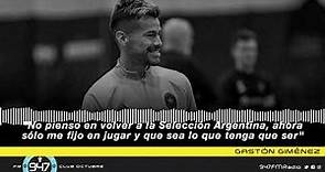 Gastón Giménez: "No pienso en volver a la Selección Argentina, ahora sólo me fijo en jugar"